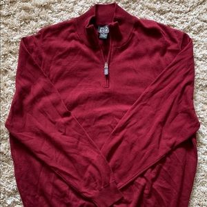 Jos. A. Bank 1/2 Zip-100% Cotton Sweater- SZ 2XL